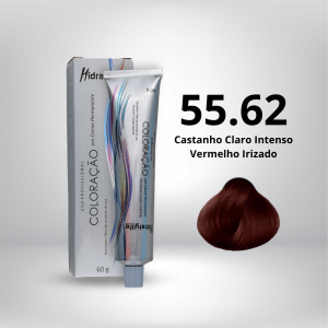 1862 - Coloração Castanho Claro Intenso Vermelho Irisado 55.62