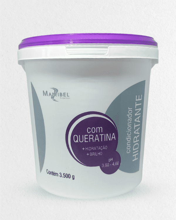 Condicionador Hidratante Queratina Balde 3,5kg Mairibel (1165)