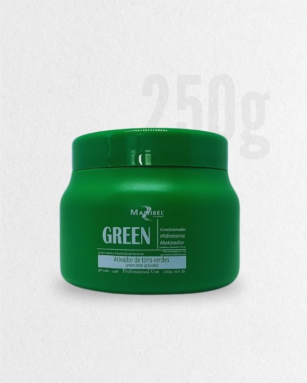 Máscara Matizadora Green 250g Mairibel /Hidratylife com Óleo de Argan (2684)