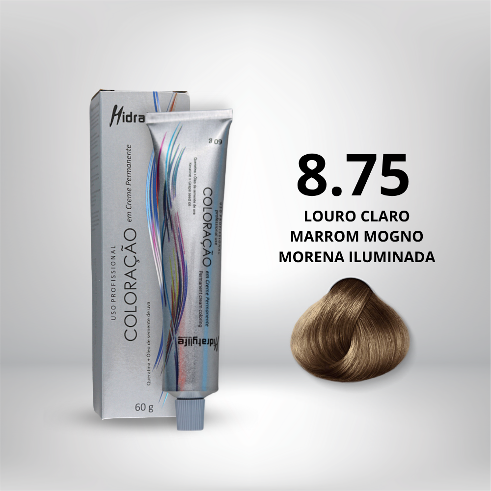 1212 - Coloração Louro Claro Marrom Mogno Morena Iluminada 8.75 (LANÇAMENTO)