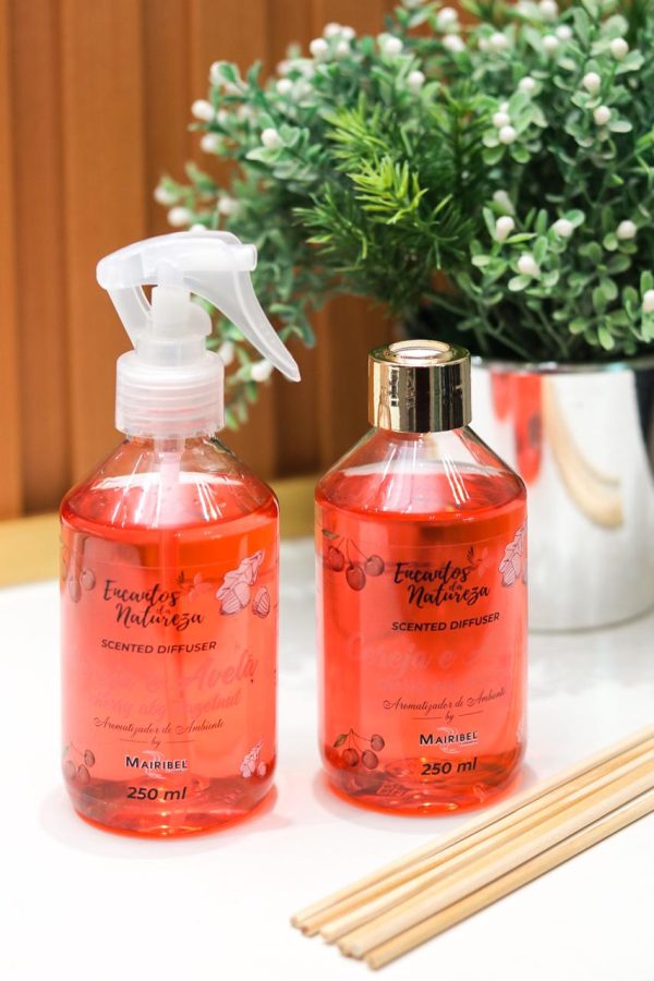 Aromatiz. de Ambiente Mairibel 250ml - Cereja e Avelã (1420) SPRAY