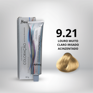 1228 - Coloração Louro muito Claro Irisado Acinzentado 9.21