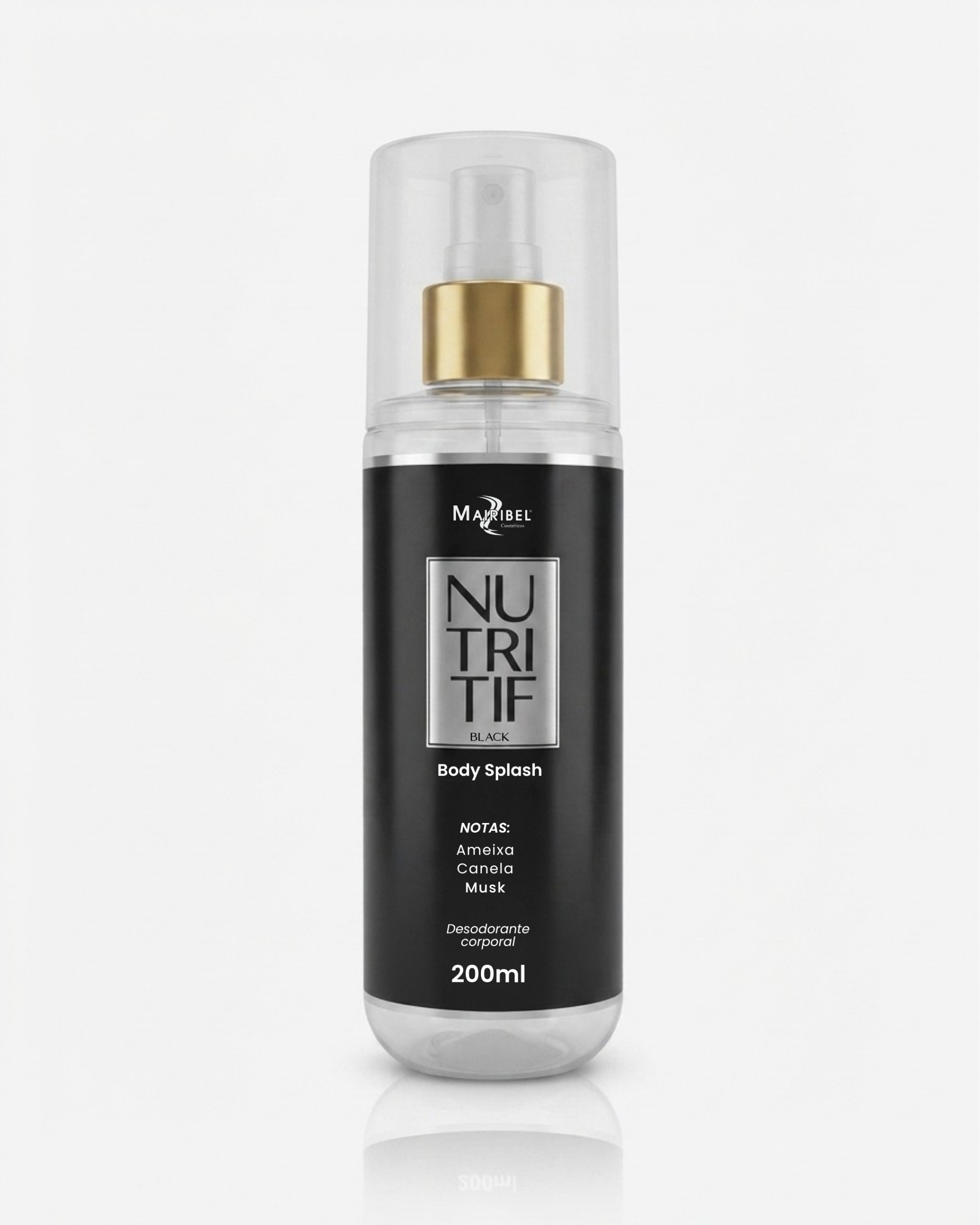 1286 - Body Splash Nutritif Black Mairibel - 200ml